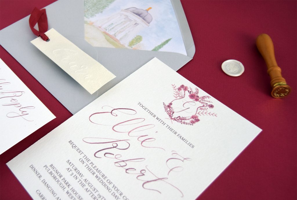 OPHELIA SUITE | SEMI-CUSTOM WEDDING - Fine Art Calligraphy.co.uk
